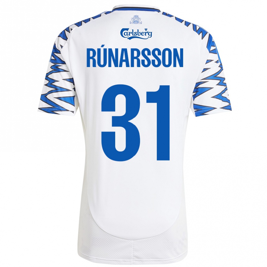 Men Football Runar Alex Runarsson #31 White Sky Blue Home Jersey 2024/25 T-Shirt Australia