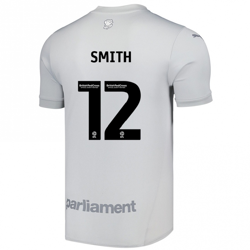 Men Football Jackson Smith #12 Silver Gray Away Jersey 2024/25 T-Shirt Australia