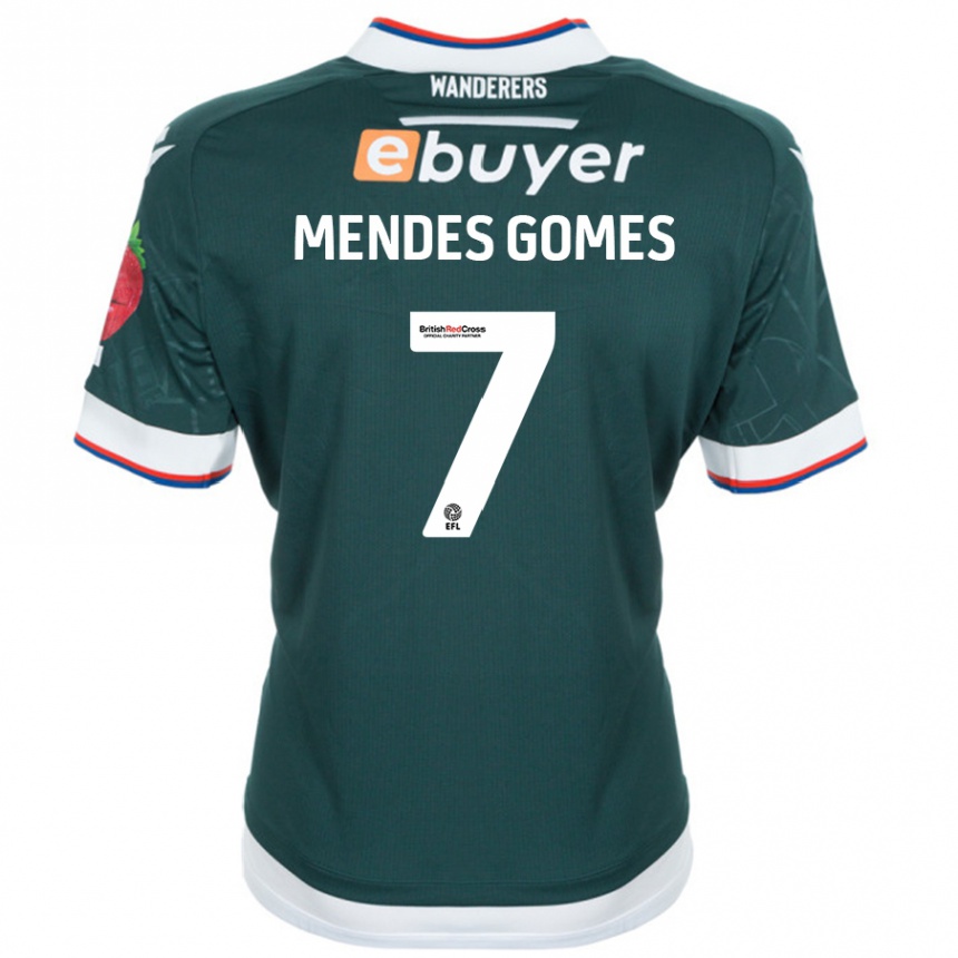 Men Football Carlos Mendes #7 Dark Green Away Jersey 2024/25 T-Shirt Australia