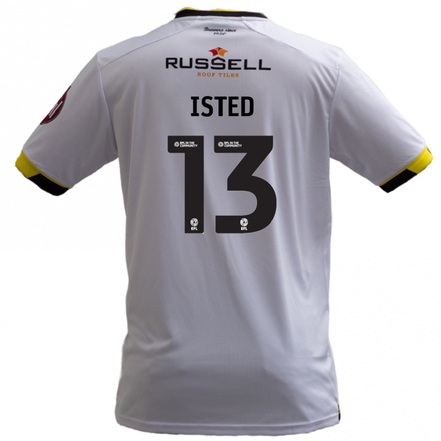 Men Football Harry Isted #13 White Away Jersey 2024/25 T-Shirt Australia