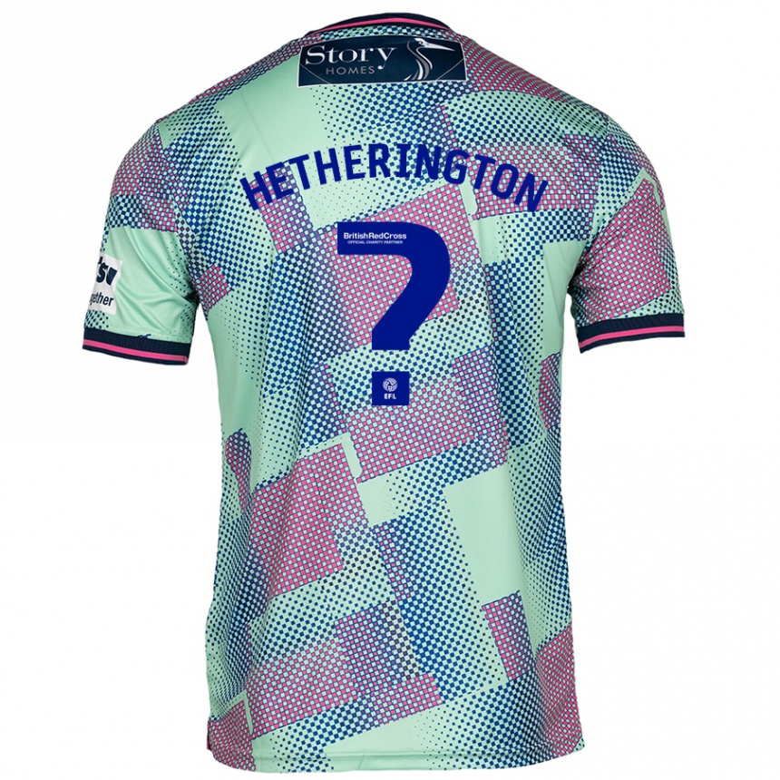 Men Football Sam Hetherington #0 Green Away Jersey 2024/25 T-Shirt Australia