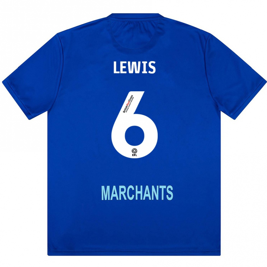 Men Football Megan Lewis #6 Green Away Jersey 2024/25 T-Shirt Australia