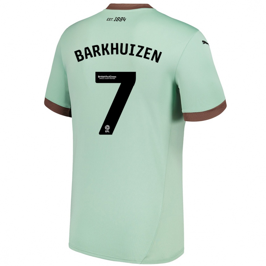 Men Football Tom Barkhuizen #7 Pale Green Away Jersey 2024/25 T-Shirt Australia