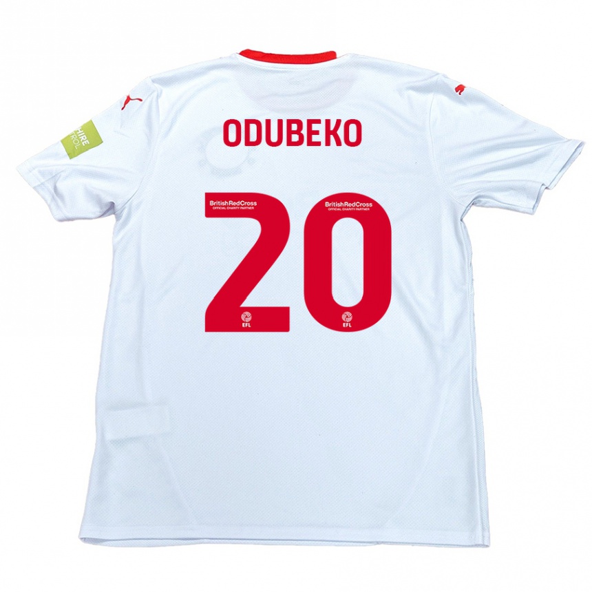 Men Football Mipo Odubeko #20 White Away Jersey 2024/25 T-Shirt Australia