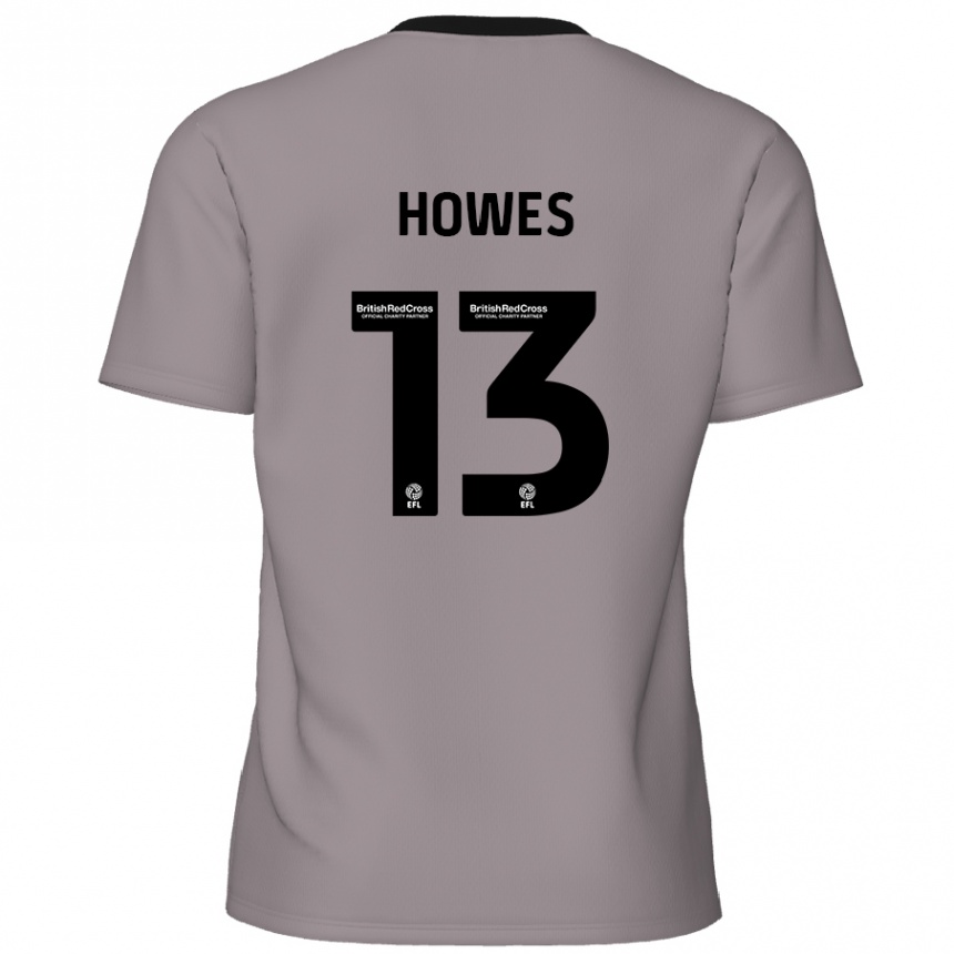 Men Football Sam Howes #13 Grey Away Jersey 2024/25 T-Shirt Australia