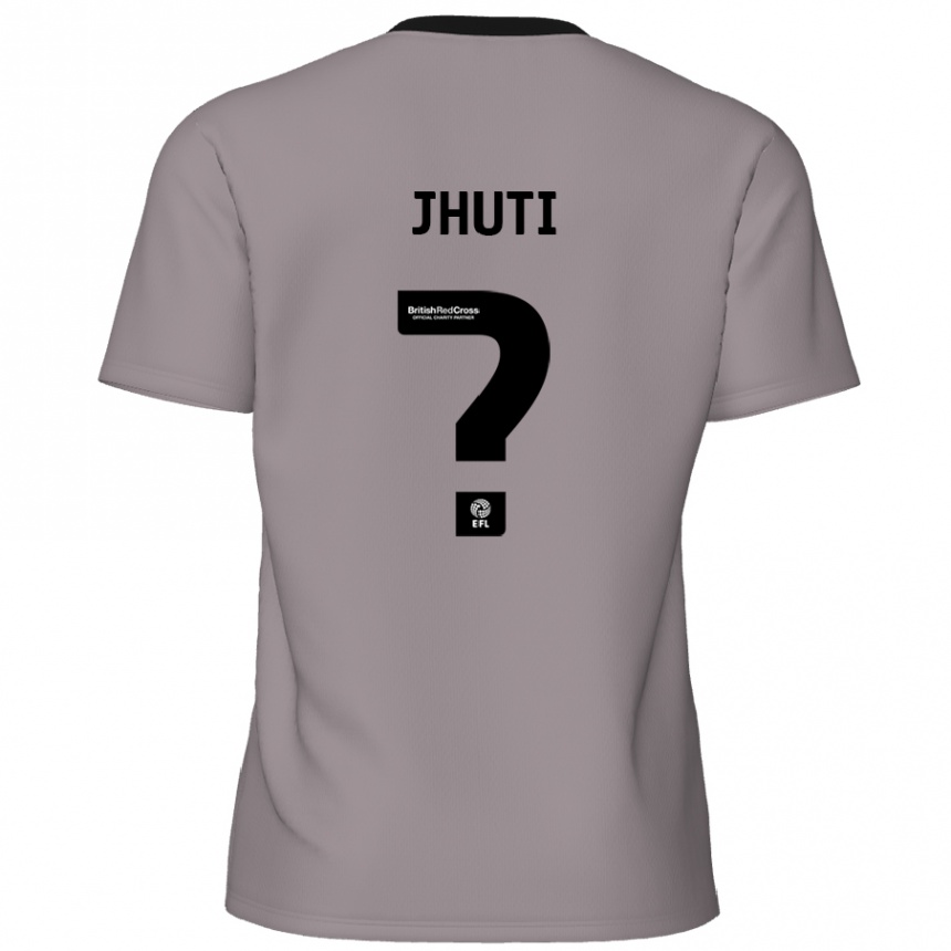 Men Football Reece Jhuti #0 Grey Away Jersey 2024/25 T-Shirt Australia