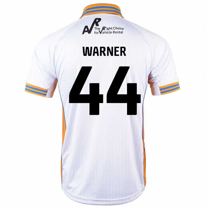 Men Football James Warner #44 White Away Jersey 2024/25 T-Shirt Australia