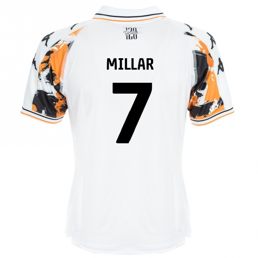 Men Football Liam Millar #7 White Away Jersey 2024/25 T-Shirt Australia