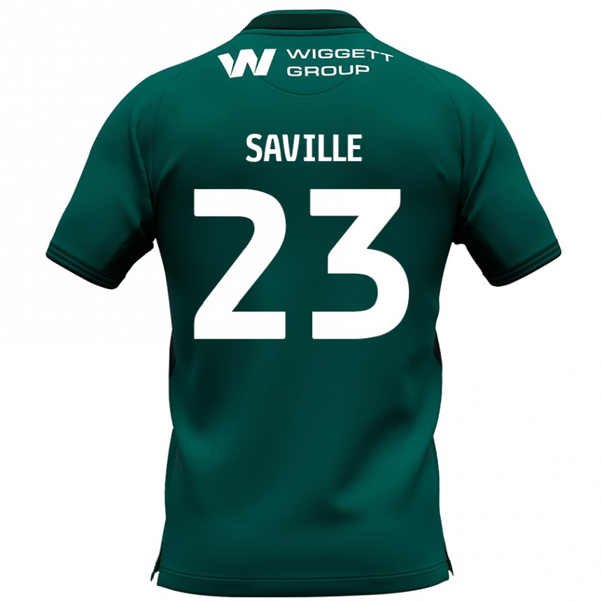 Men Football George Saville #23 Green Away Jersey 2024/25 T-Shirt Australia