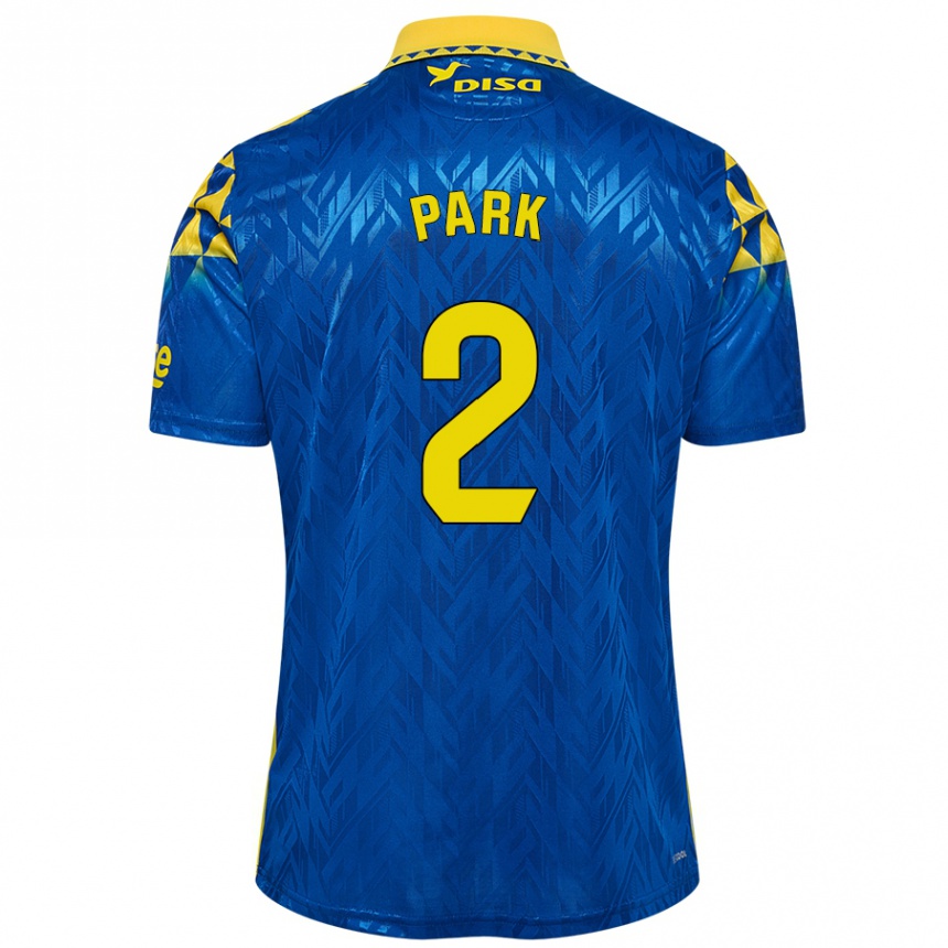 Men Football Marvin Park #2 Blue Yellow Away Jersey 2024/25 T-Shirt Australia