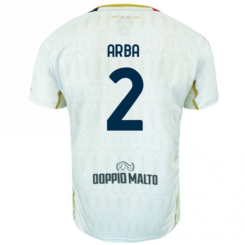 Men Football Federico Arba #2 White Away Jersey 2024/25 T-Shirt Australia