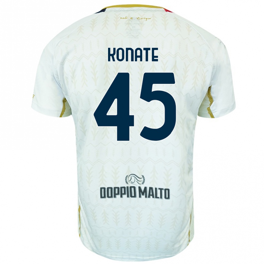 Men Football Ismael Konate #45 White Away Jersey 2024/25 T-Shirt Australia