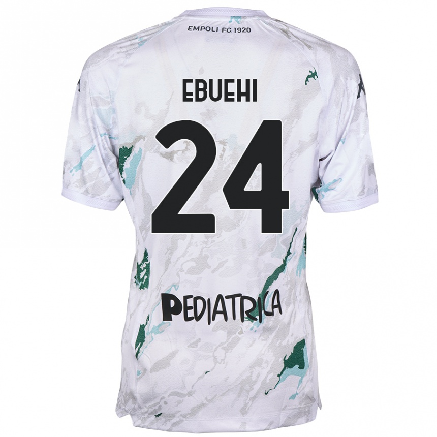 Men Football Tyronne Ebuehi #24 Grey Away Jersey 2024/25 T-Shirt Australia