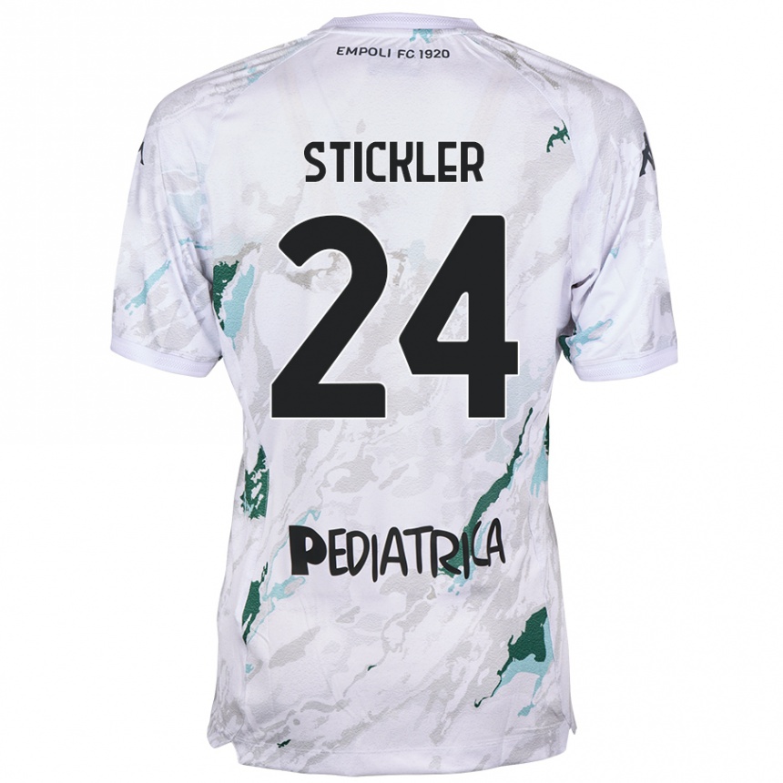 Men Football Mateo Stickler #24 Grey Away Jersey 2024/25 T-Shirt Australia