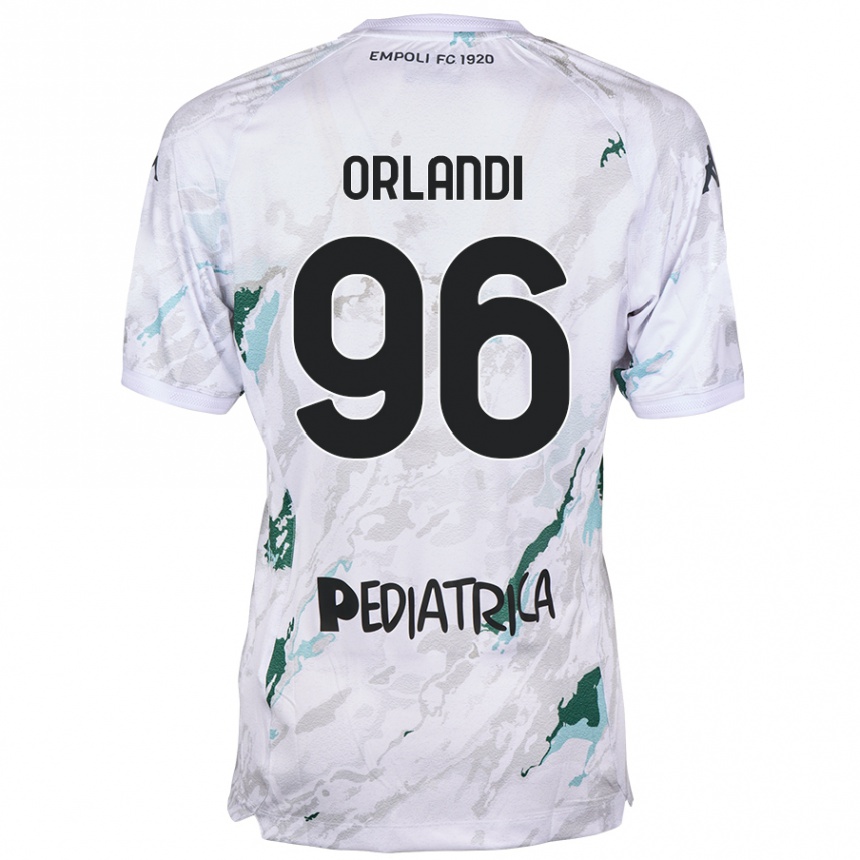 Men Football Andrea Orlandi #96 Grey Away Jersey 2024/25 T-Shirt Australia