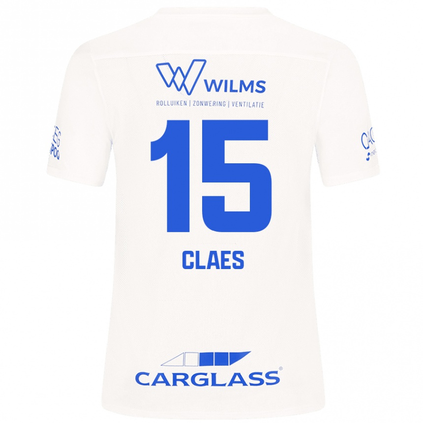 Men Football Thomas Claes #15 White Away Jersey 2024/25 T-Shirt Australia