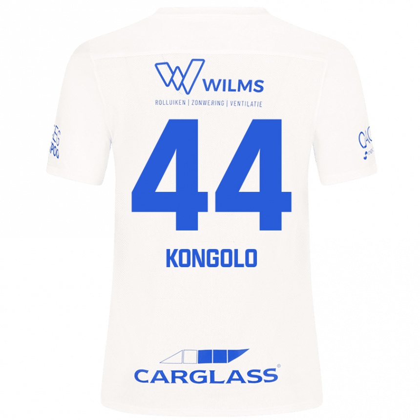 Men Football Josue Kongolo #44 White Away Jersey 2024/25 T-Shirt Australia