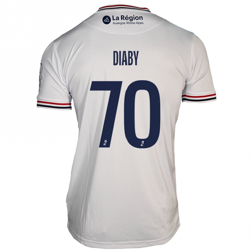 Men Football Yadaly Diaby #70 White Away Jersey 2024/25 T-Shirt Australia