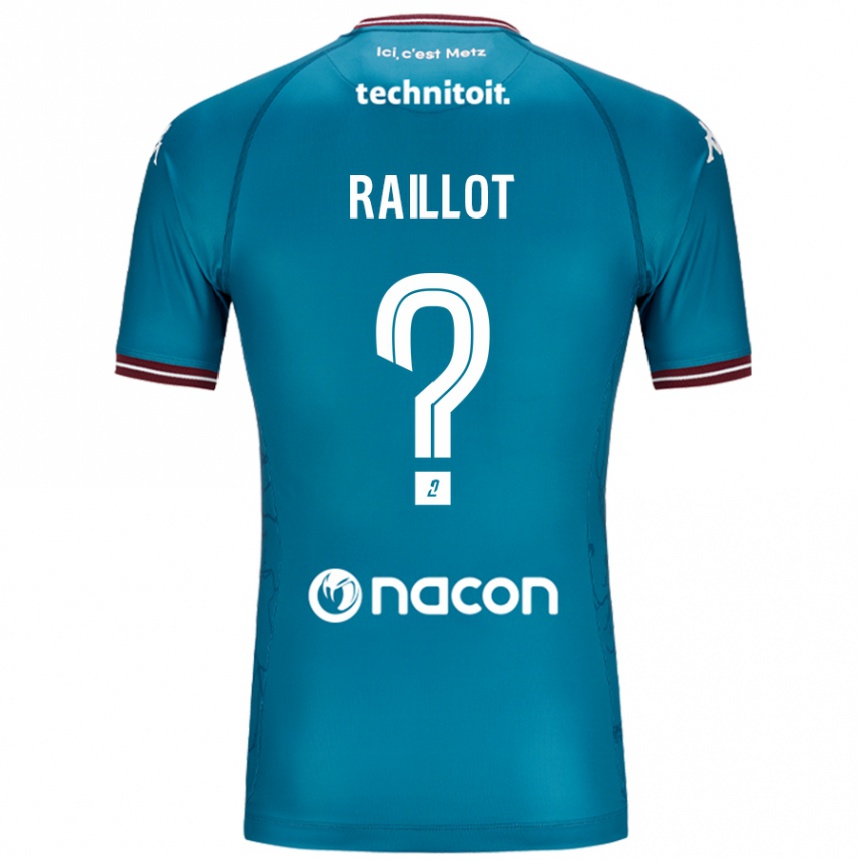 Men Football Lilian Raillot #0 Bleu Petrole Away Jersey 2024/25 T-Shirt Australia