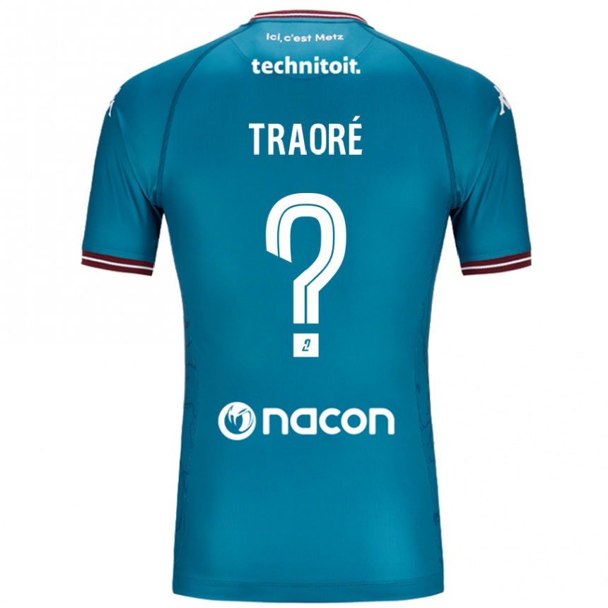 Men Football Badra Traoré #0 Bleu Petrole Away Jersey 2024/25 T-Shirt Australia