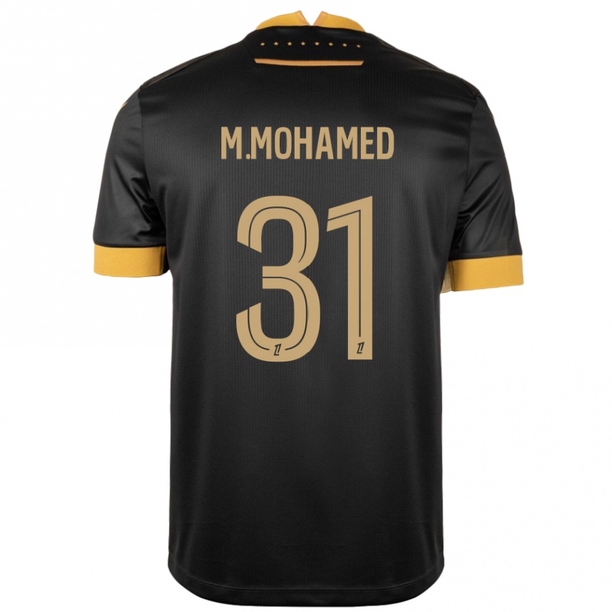 Men Football Mostafa Mohamed #31 Black Brown Away Jersey 2024/25 T-Shirt Australia