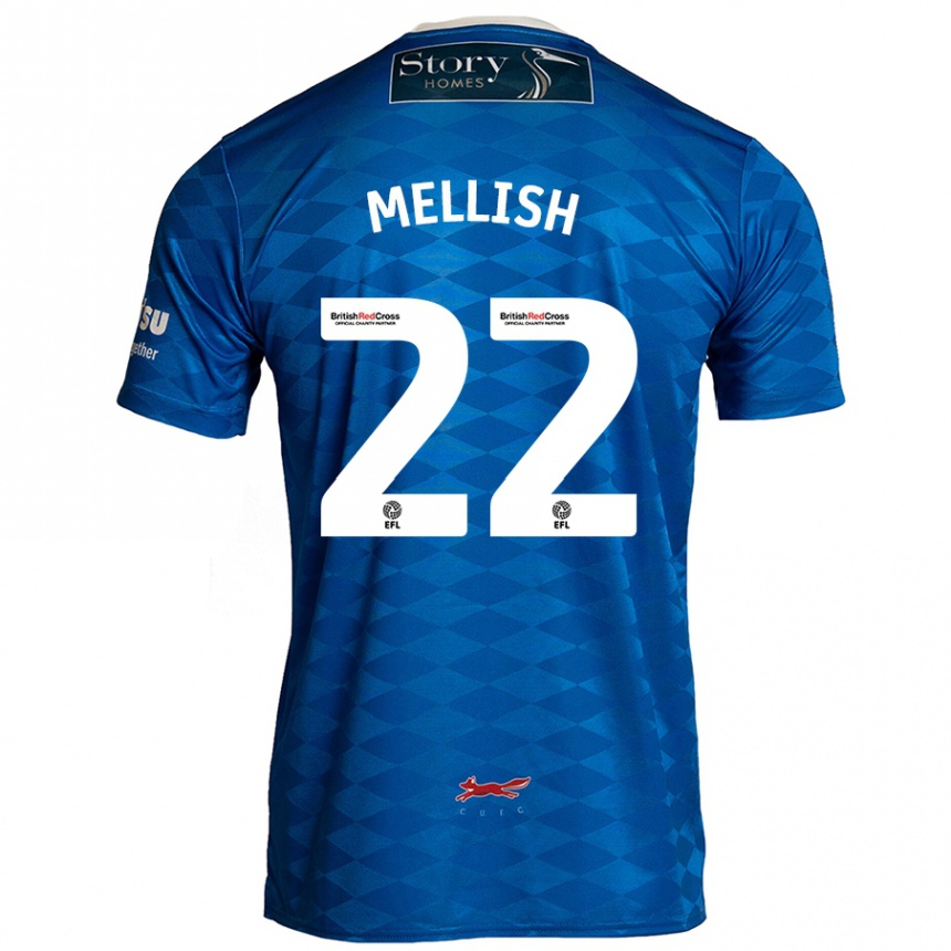 Women Football Jon Mellish #22 Blue Home Jersey 2024/25 T-Shirt Australia