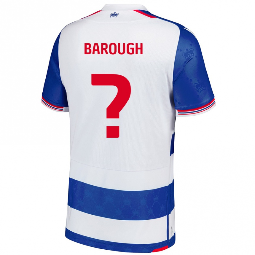 Women Football Joe Barough #0 Blue White Home Jersey 2024/25 T-Shirt Australia