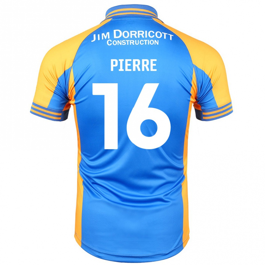 Women Football Aaron Pierre #16 Blue Amber Home Jersey 2024/25 T-Shirt Australia