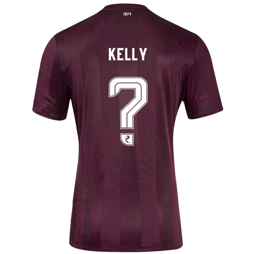 Women Football Ryan Kelly #0 Burgundy Home Jersey 2024/25 T-Shirt Australia