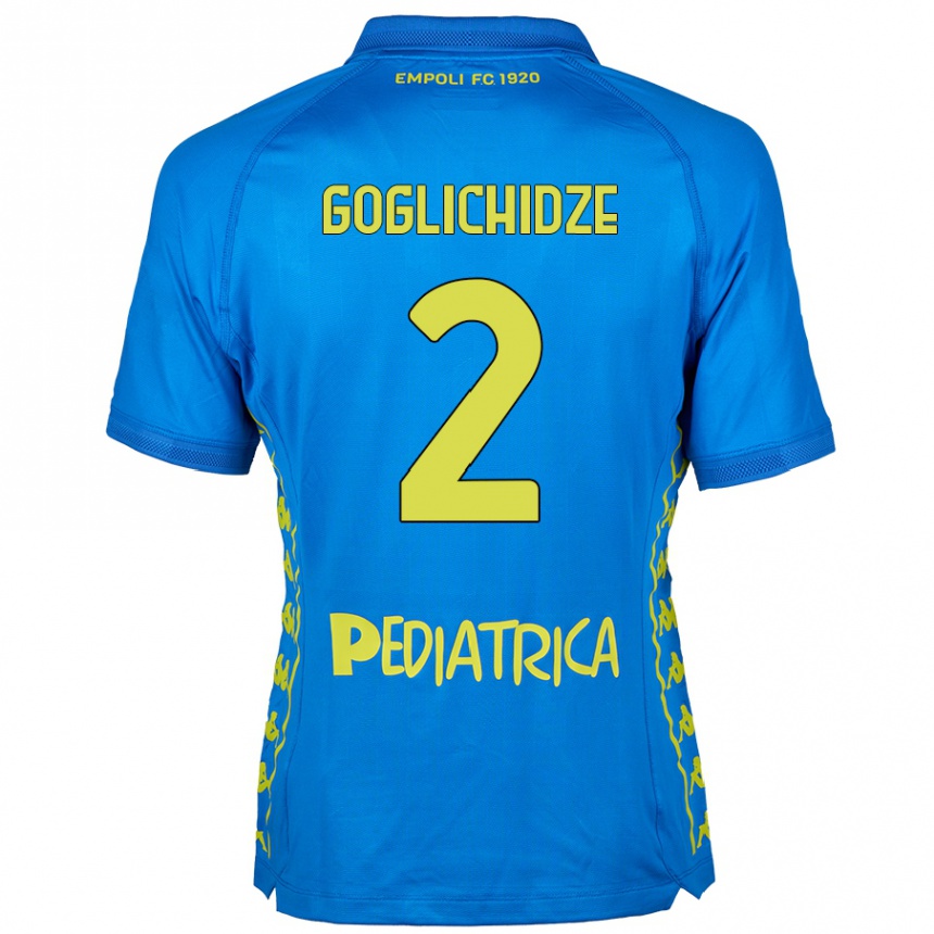 Women Football Saba Goglichidze #2 Blue Home Jersey 2024/25 T-Shirt Australia