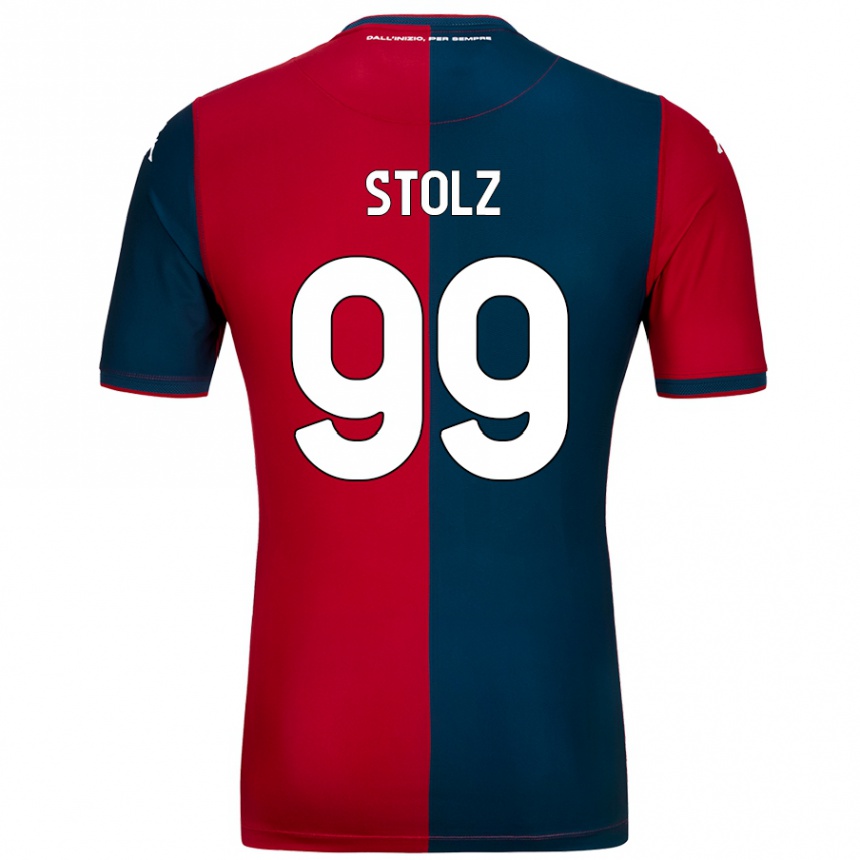 Women Football Franz Stolz #99 Red Dark Blue Home Jersey 2024/25 T-Shirt Australia