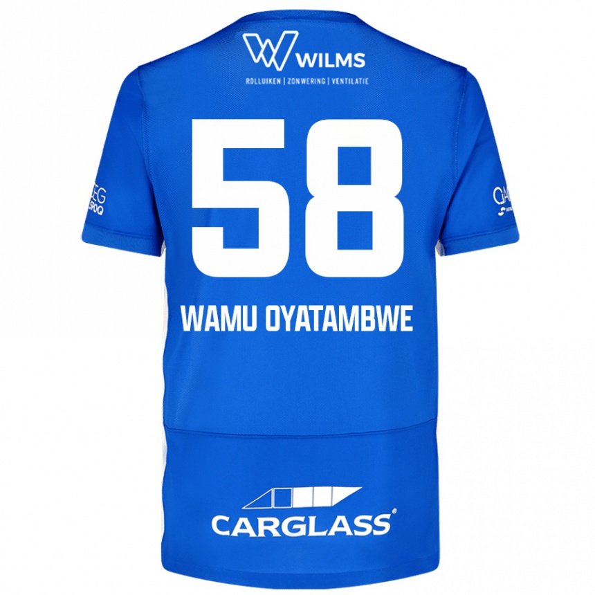 Women Football Matthias Wamu Oyatambwe #58 Blue Home Jersey 2024/25 T-Shirt Australia