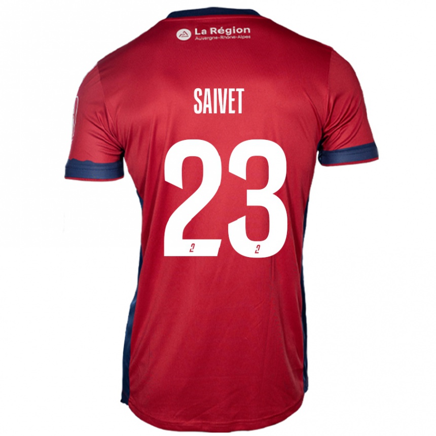 Women Football Henri Saivet #23 Light Burgundy Home Jersey 2024/25 T-Shirt Australia