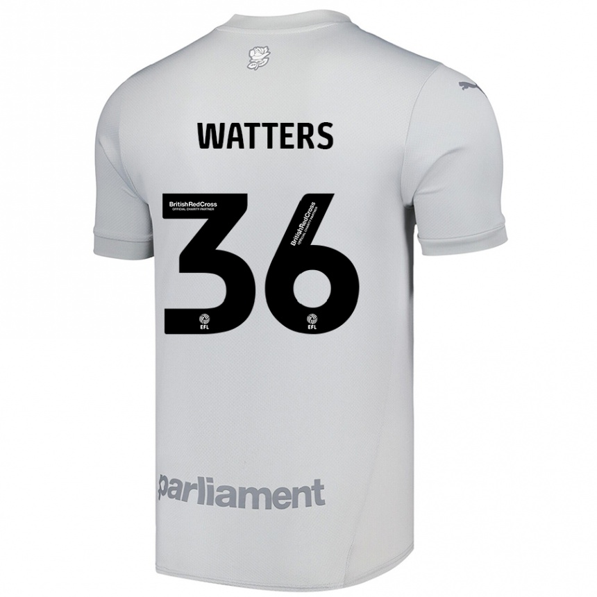 Women Football Max Watters #36 Silver Gray Away Jersey 2024/25 T-Shirt Australia