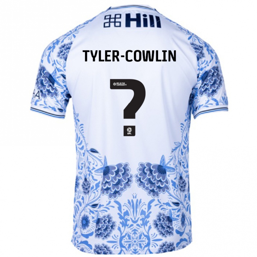 Women Football Danny Tyler-Cowlin #0 White Blue Away Jersey 2024/25 T-Shirt Australia