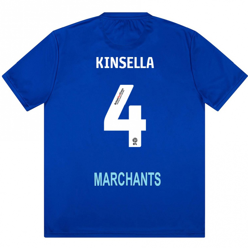 Women Football Liam Kinsella #4 Green Away Jersey 2024/25 T-Shirt Australia