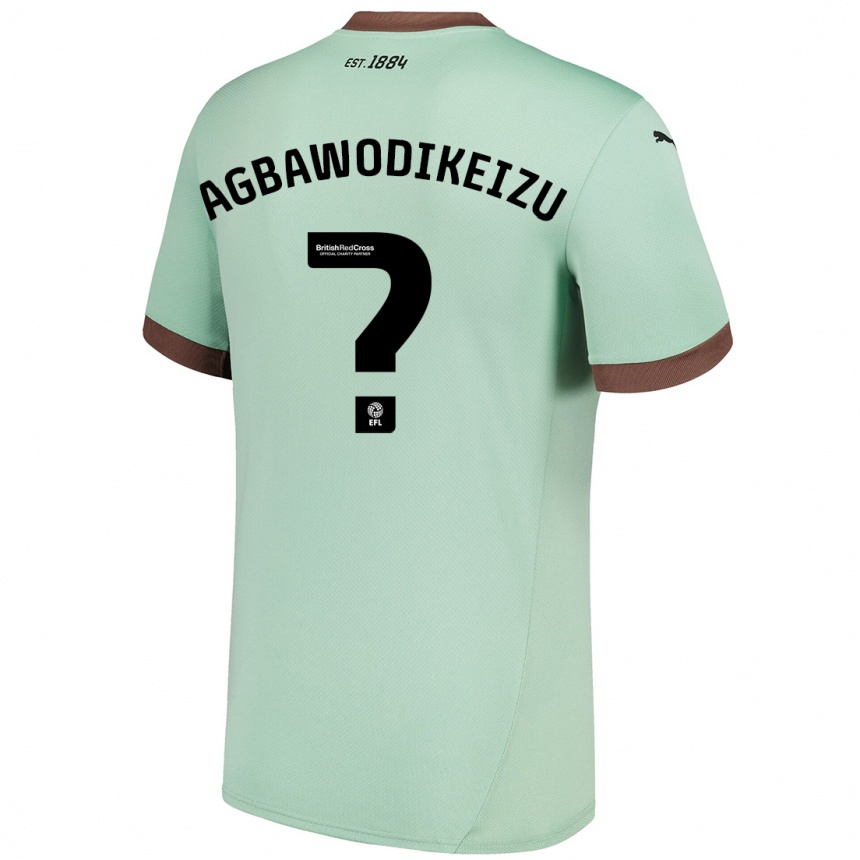 Women Football Charles Ebuka Agbawodikeizu #0 Pale Green Away Jersey 2024/25 T-Shirt Australia