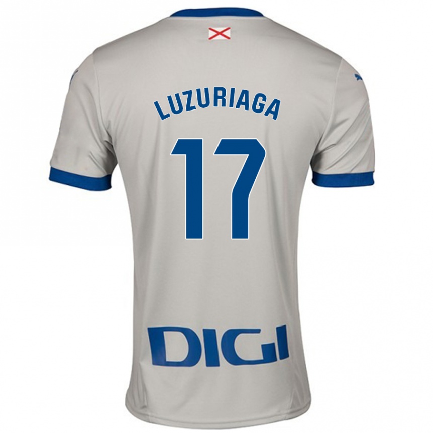 Women Football Judith Luzuriaga #17 Light Gray Away Jersey 2024/25 T-Shirt Australia