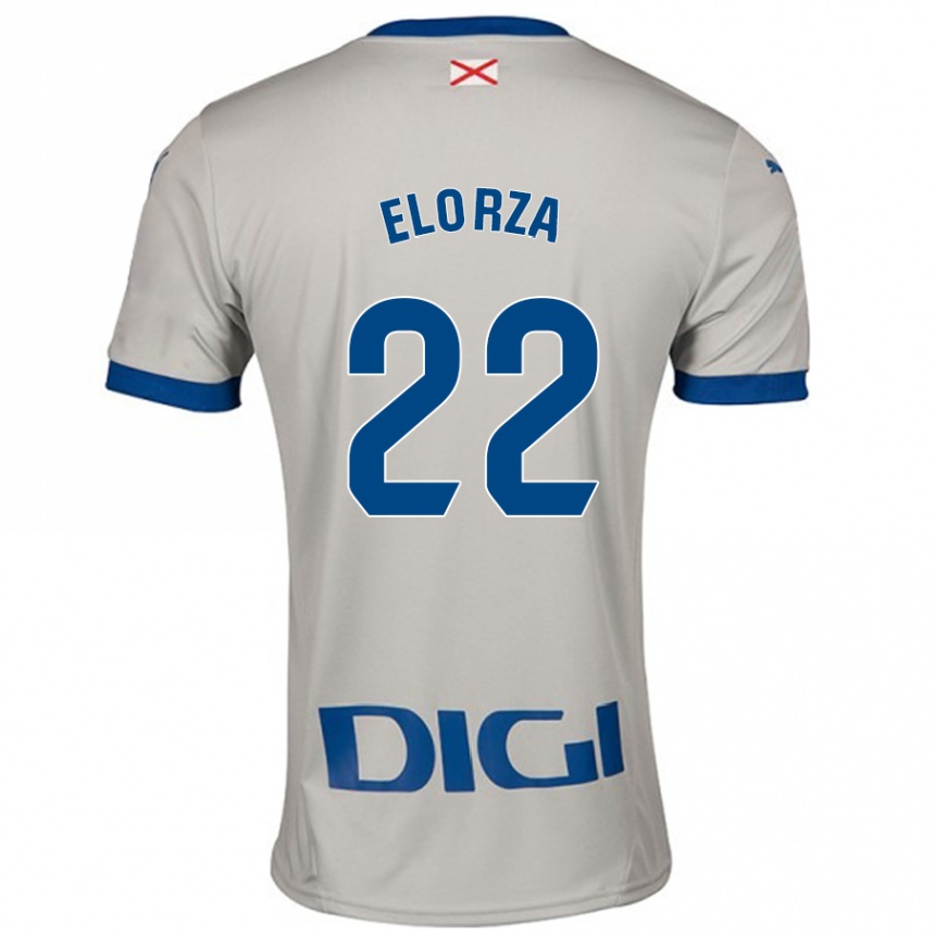 Women Football Sheila Elorza #22 Light Gray Away Jersey 2024/25 T-Shirt Australia