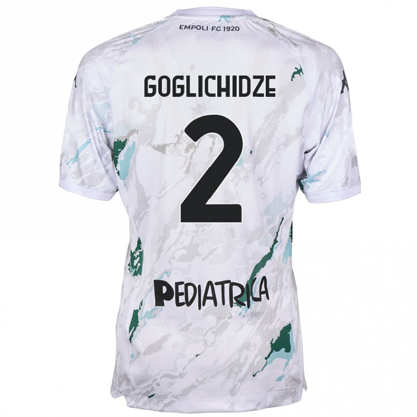 Women Football Saba Goglichidze #2 Grey Away Jersey 2024/25 T-Shirt Australia