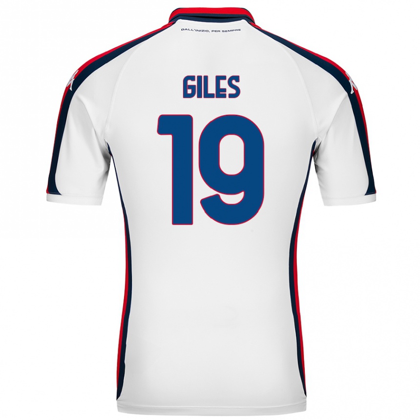 Women Football Heidi Giles #19 White Away Jersey 2024/25 T-Shirt Australia