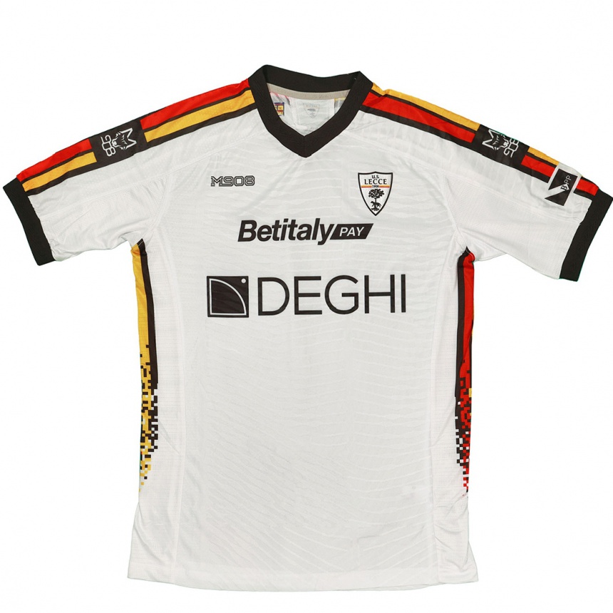 Women Football Edmond Lenghel #0 White Black Away Jersey 2024/25 T-Shirt Australia