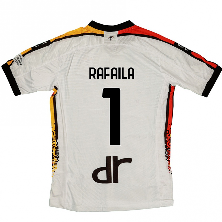 Women Football Vlad Răfăilă #1 White Black Away Jersey 2024/25 T-Shirt Australia