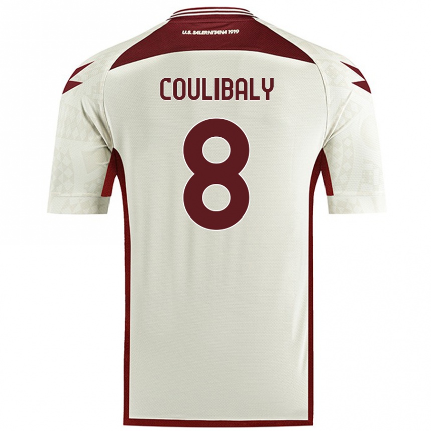 Women Football Mamadou Coulibaly #8 Cream Color Away Jersey 2024/25 T-Shirt Australia