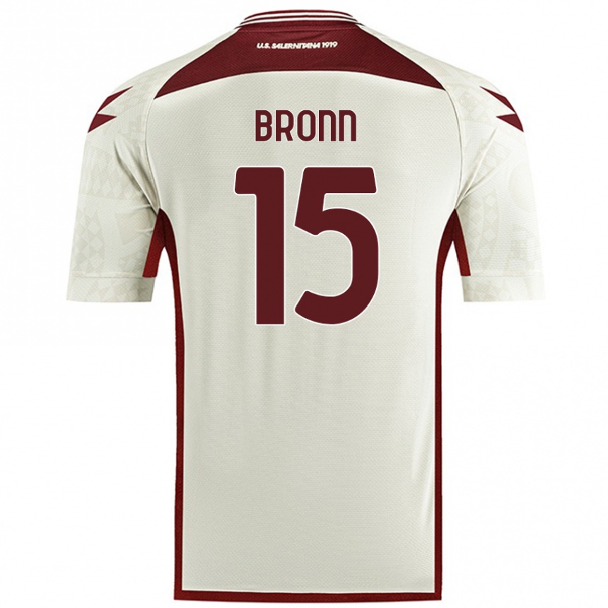 Women Football Dylan Bronn #15 Cream Color Away Jersey 2024/25 T-Shirt Australia