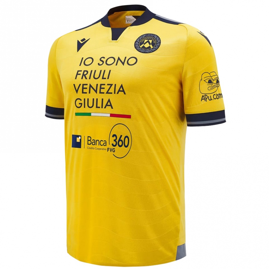 Women Football Giulio Vinciati #45 Golden Away Jersey 2024/25 T-Shirt Australia