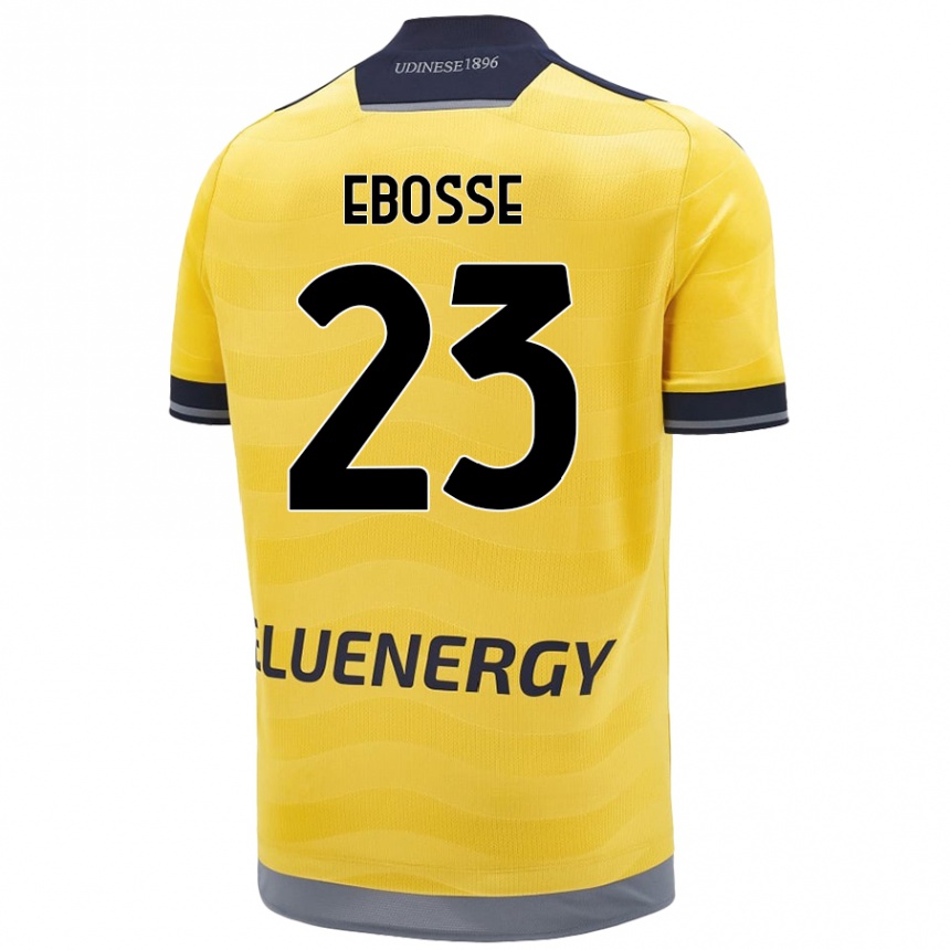 Women Football Enzo Ebosse #23 Golden Away Jersey 2024/25 T-Shirt Australia