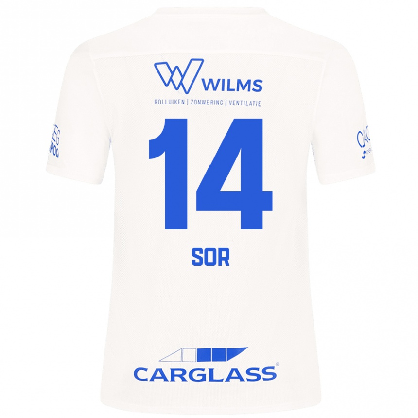 Women Football Yira Sor #14 White Away Jersey 2024/25 T-Shirt Australia