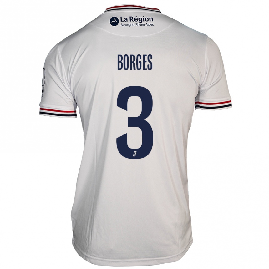 Women Football Neto Borges #3 White Away Jersey 2024/25 T-Shirt Australia