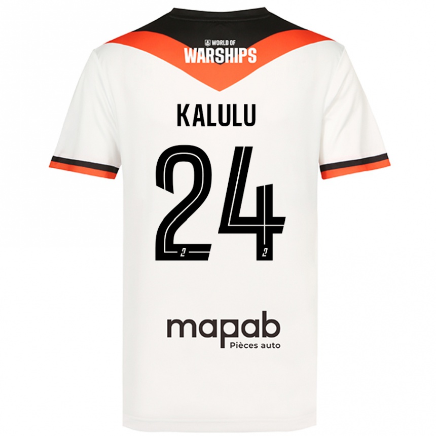 Women Football Gédéon Kalulu #24 White Away Jersey 2024/25 T-Shirt Australia